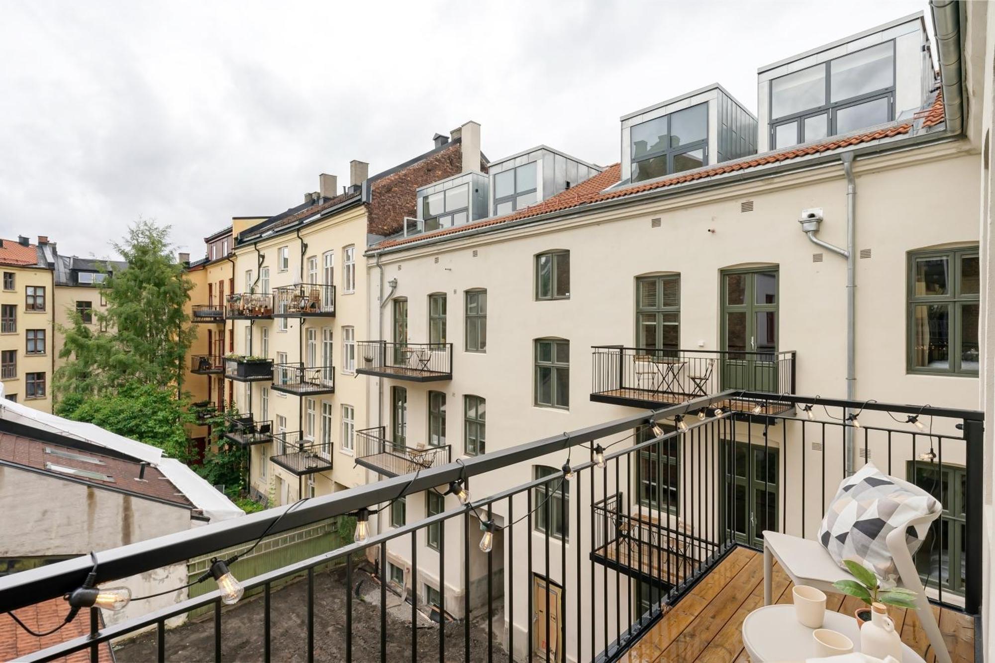 Dinbnb Apartments Gruenerlokka I 2-Bedroom With Balcony Oslo Kültér fotó